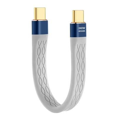 USB C To USB C Cable Fast Charging & Data Transfer, Resolution, Flat Extension Cord USB C To USB C Cable Fast Charging & Data Transfer, Resolution, Flat Extension Cord