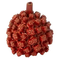 DAHEIM Vase Saki 21 cm Keramik Rot