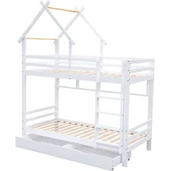 ETAGENBETT 90/200cmWeiß