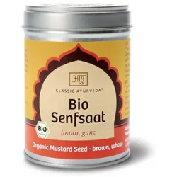 Classic Ayurveda Bio Senfsaat braun ganz 150 g