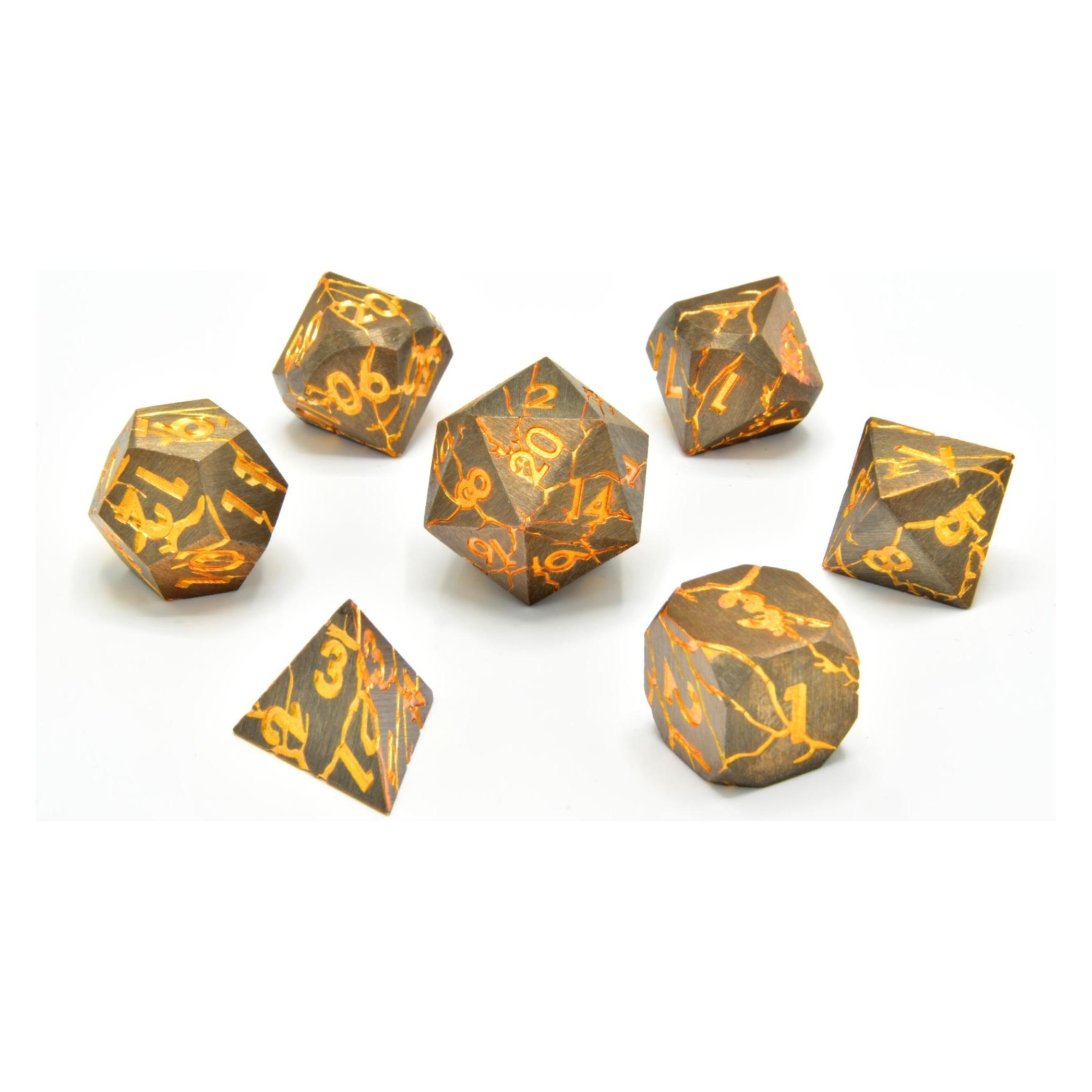 Glass Staff CritStones Metal pack dés Marred Midas (7) (66019140)
