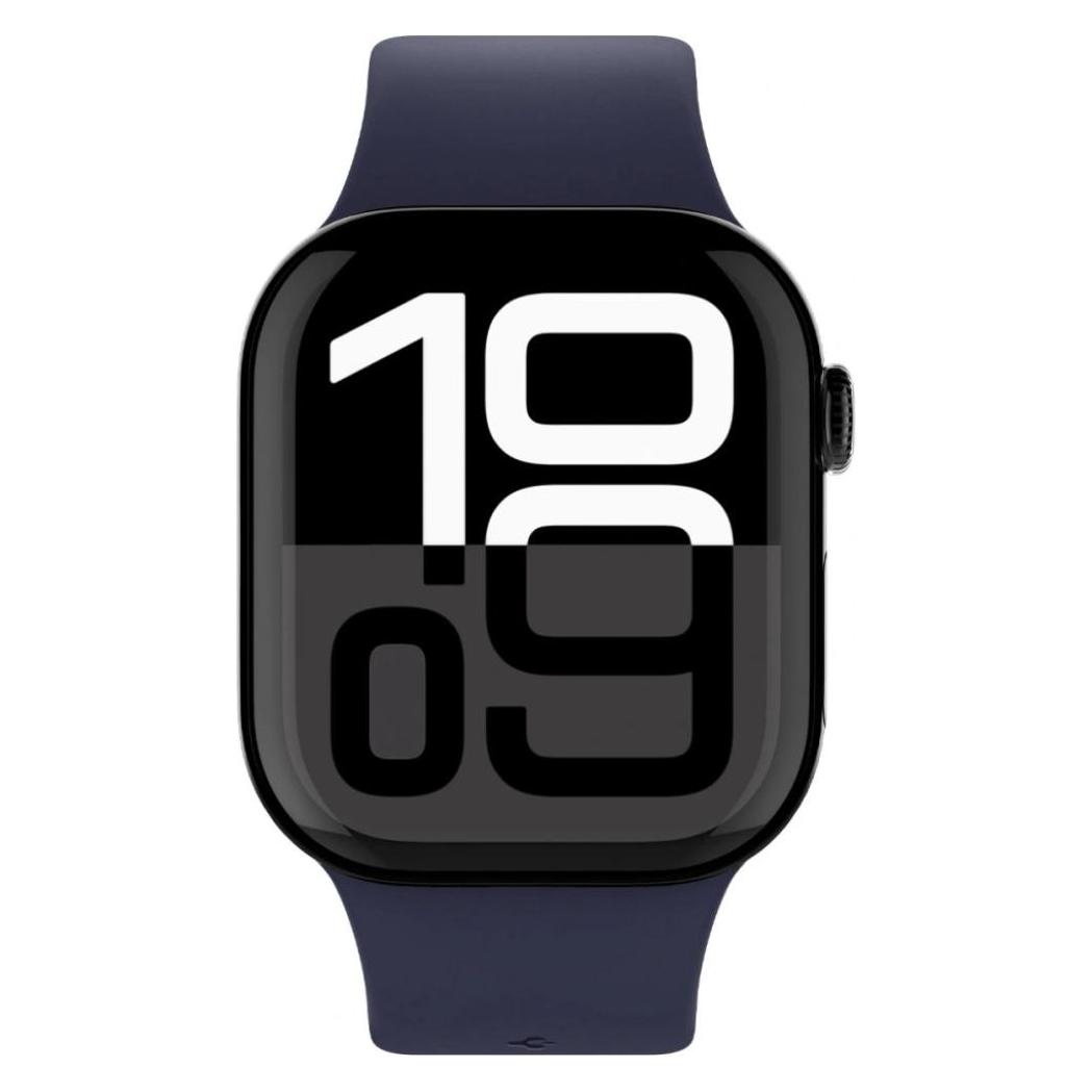 Spigen - Nano Pop - Apple Watch 1/2/3/4/5/6/7/8/9/10/SE/SE 2 (38/40/41/42mm) - Blueberry Navy (42 mm, Aluminium, Plastic, Silicone) (AMP09325)