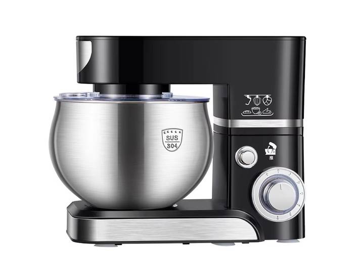 Batteur sur socle 5L – Machine de cuisine multifonctionnelle 3 en 1 avec crochet à pâte, batteur et fouet, moteur puissant de 1000 W pour la cuisson/cuisson