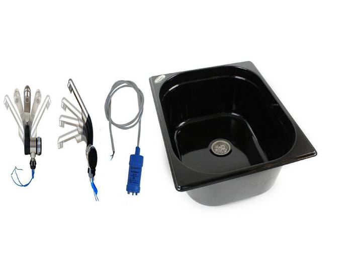 ad-ideen Waschbecken Spülbecken+Wasserhahn+Tauchpumpe Camping T4 T5 T6 Vito Hymer