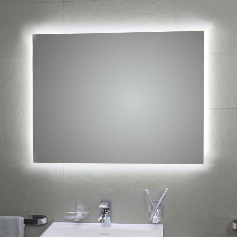 Koh-i-Noor PERIMETRALE AMBIENTE LED Spiegel mit Raumbeleuchtung. Montage waagerecht oder senkrecht., L46016