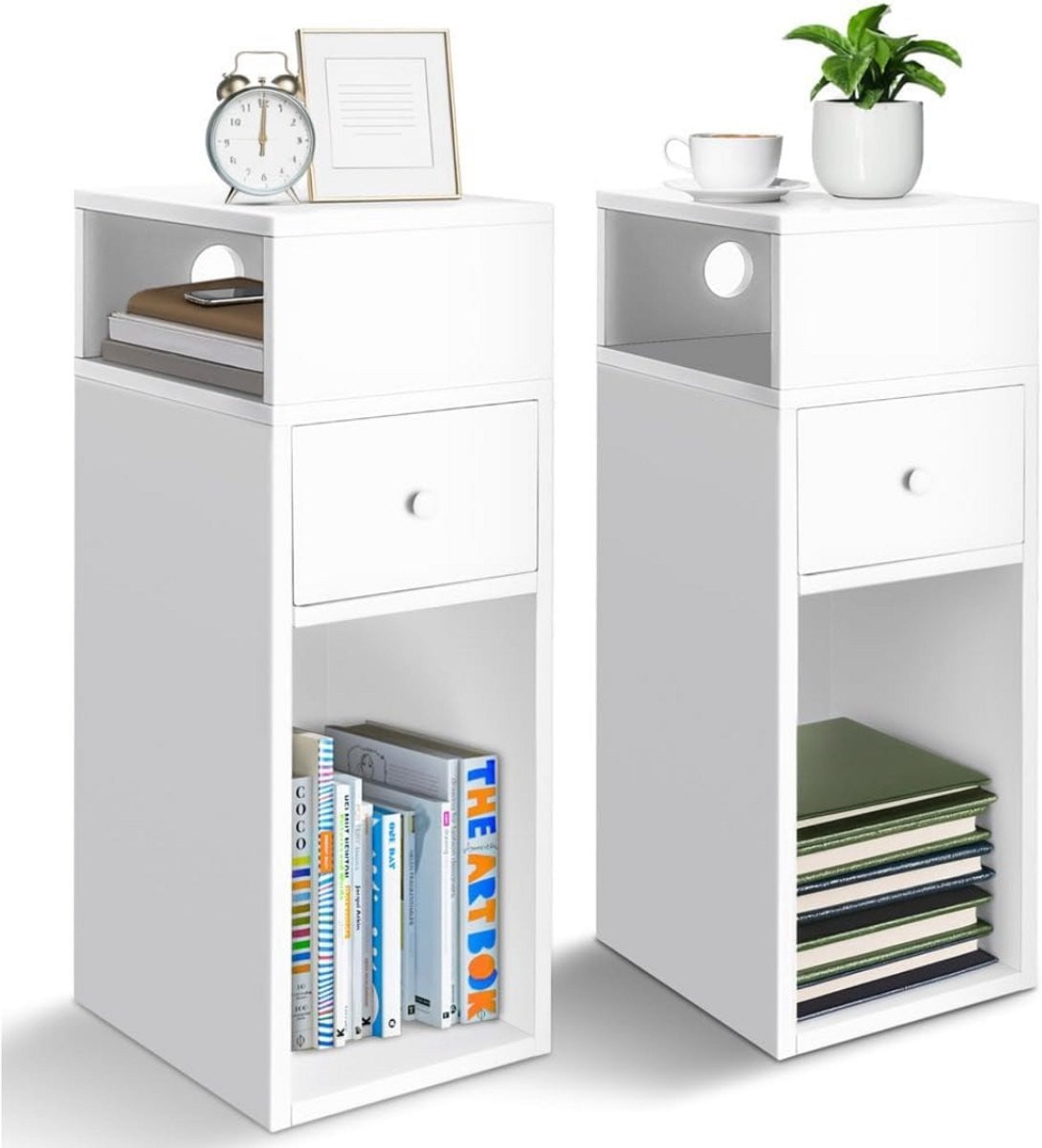 Thuys Nachtkastjes Set van 2 – Industrieel Design met Lades