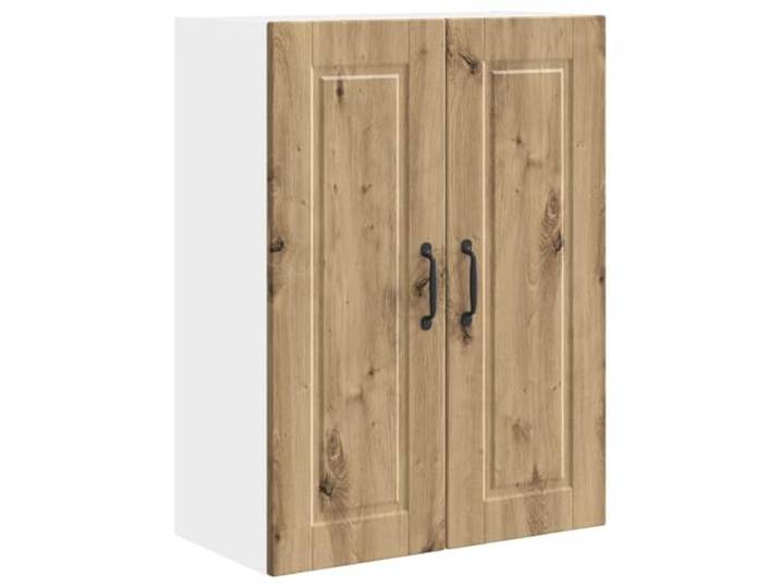 IBUQDDV Wandschrank Porto Artisan-Eiche 60 x 31 x 80 cm Holzwerkstoff Hängeschrank,geräumige Regalböden,Wandmontage,Stauraum für Geschirr und Vorräte