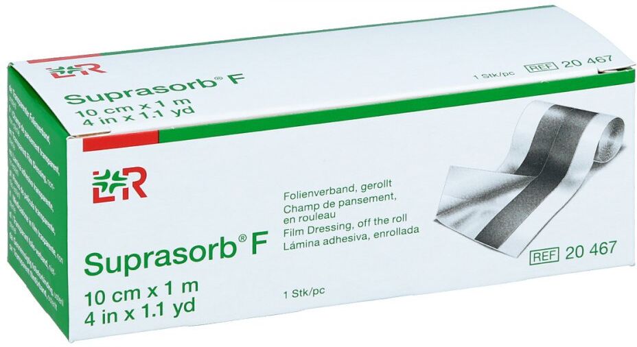 Suprasorb F Folien Wundverband 10cmx1m gerollt unste. 1stk