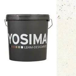 CLAYTEC YOSIMA Lehm-Designputz Weiss PE - 20 kg Eimer