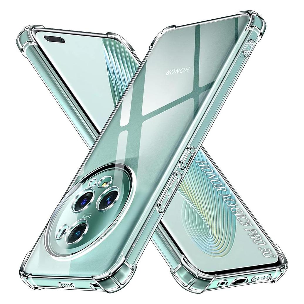 Techsuit - Shockproof Clear Silicone - Honor Magic5 Pro - Clear (Honor Magic5 Pro) (56344902)