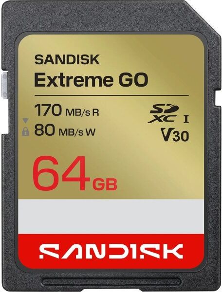 SanDisk Hukommelseskort - Sd Extreme Go 64gb