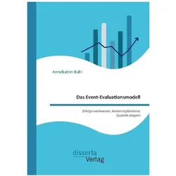 Das Event-Evaluationsmodell. Erfolge nachweisen, Kosten legitimieren, Qualität steigern, Fachbücher von Annekatrin Buhl