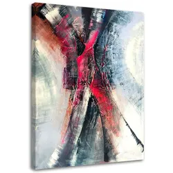 LEINWANDBILD Westlich über der Stadt 80x120cm