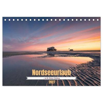 Nordseeurlaub in St. Peter-Ording (Tischkalender 2027 DIN A5 quer), CALVENDO Monatskalender