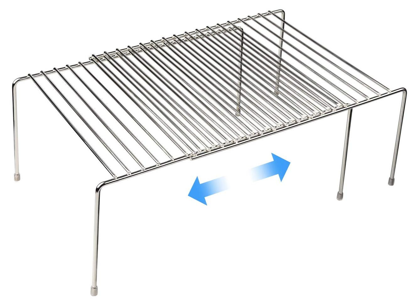 Selius Rvs uitbreidbare keuken organizer voor kruiden in de kast of op het aanrecht