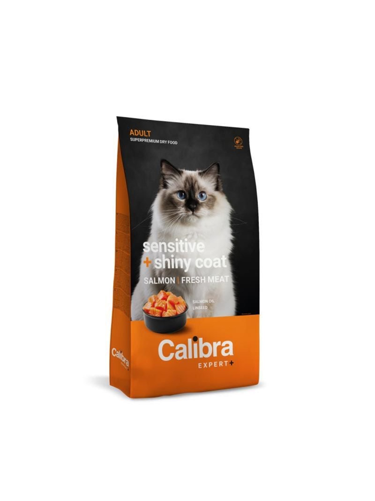 Calibra Cat EXPERT+ Adult Sensitive & Glänzendes Fell 6 kg.