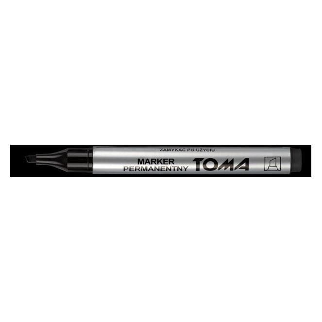 TOM Permanentmarker, abgeschrägt schwarz (10 Stück) TOMA (10x) (41934902)