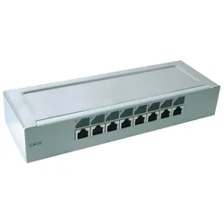 PATCHPANEL 8-6 - Mini-Patchpanel, 8-Port, Cat.6, 1 HE
