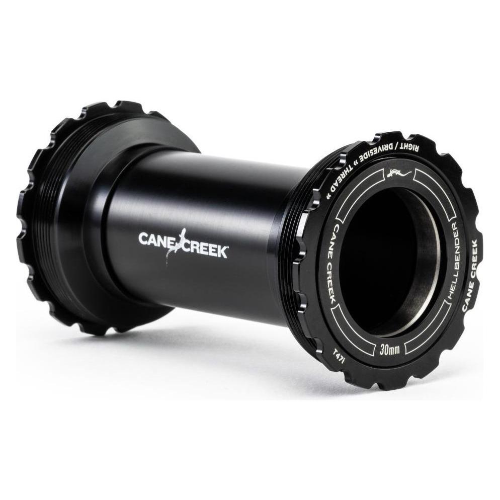 Cane Creek Hellbender 70 T47i Innenlager, Edelstahl, Thread Fit, 30mm, 68/73mm, black (37864835)