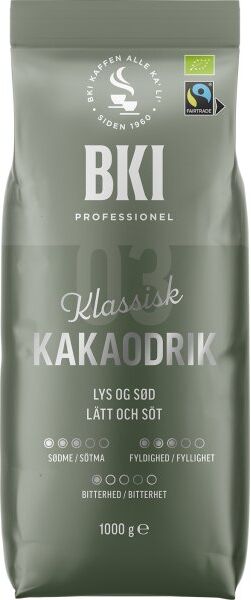 Bki Økologisk Kakaodrik 13.5%, 1000 G