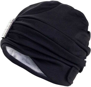 Badmössa exclusive swim cap svart - Fashy