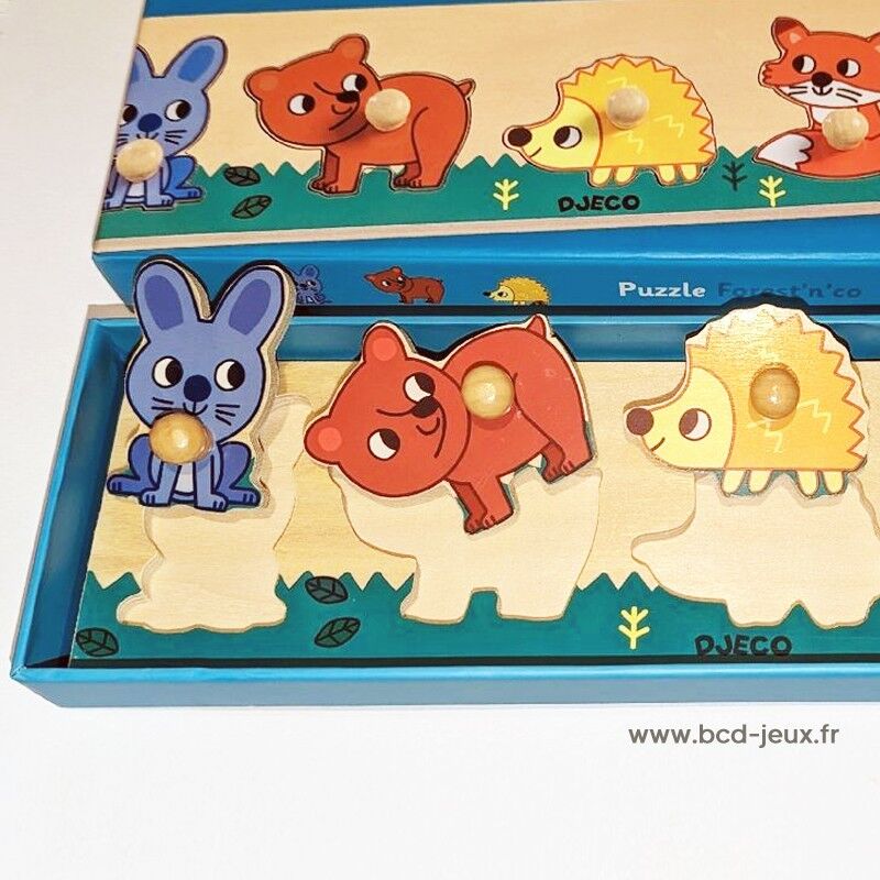 Puzzle en bois Forest'n'co - Djeco
