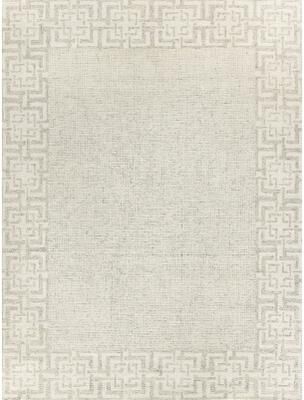 EXQUISITE RUGS Caprice Hand-tufted New Zealand Wool Taupe/Ivory Area Rug.