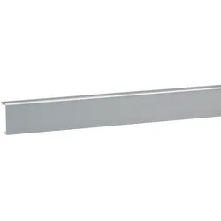 Hager SL200552D1 Sockelleistenkanal- Oberteil PVC 20x55mm Dekor Aluminium