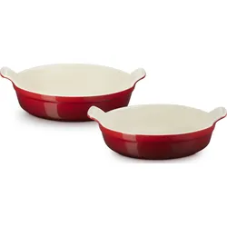 Tradition Collection Auflaufformen rund kirschrot 2 St.