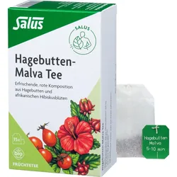 Hagebutten-Malvatee Früchtetee Bio Salus 15 ST