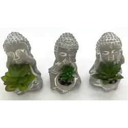 Dekofigur BUDDHA (BHT 8,50x11x7 cm) - BHT 8,50x11x7 cm
