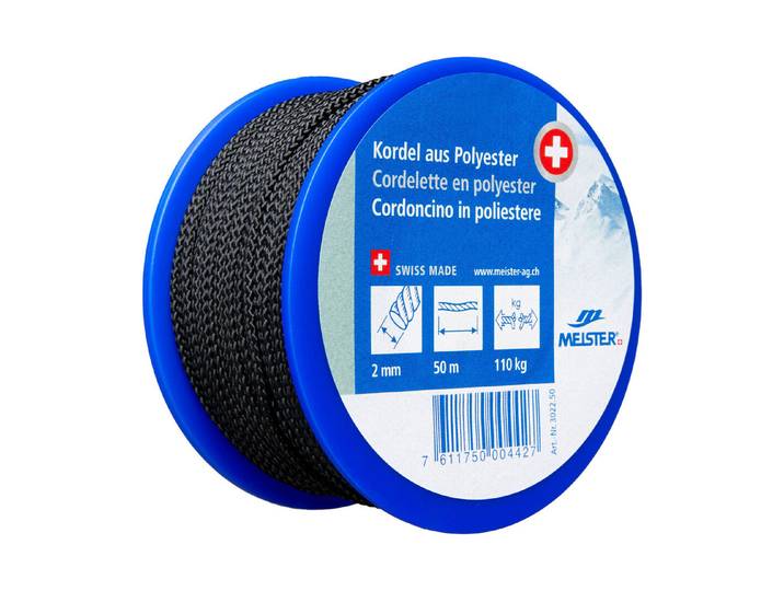 Kordel Polyester ⌀ 2 mm 110 kg