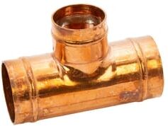 Masterflow Copper Solder Ring Reduced Branch Tee - 42mm x 42mm x 35mm