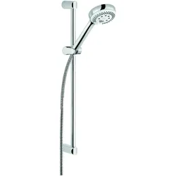 KLUDI LOGO Brause-Set, Länge 600mm, Brause mit 3 Strahlarten, Durchflussmenge 8 l/min, chrom, 6836305-00WR9