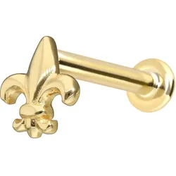 14 Karat Gold Labret mit Innengewinde LILIE