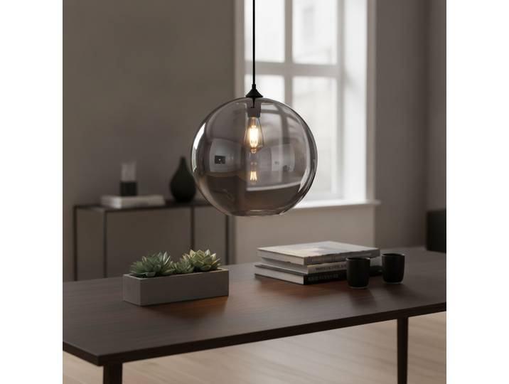 Ø 40cm hanglamp Marino-40 smoke glas Artdelight - HL MARINO-40