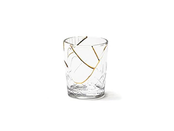SELETTI \ KINTSUGI Collection Assiettes inspirées par la technique japonaise\, verre 09656