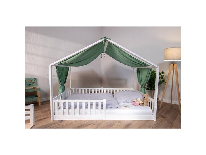 tiSsi Spielvorhang Musselin, Salbeigrün, 120-140x200 cm, Schlafen, Babytextil-Kollektionen