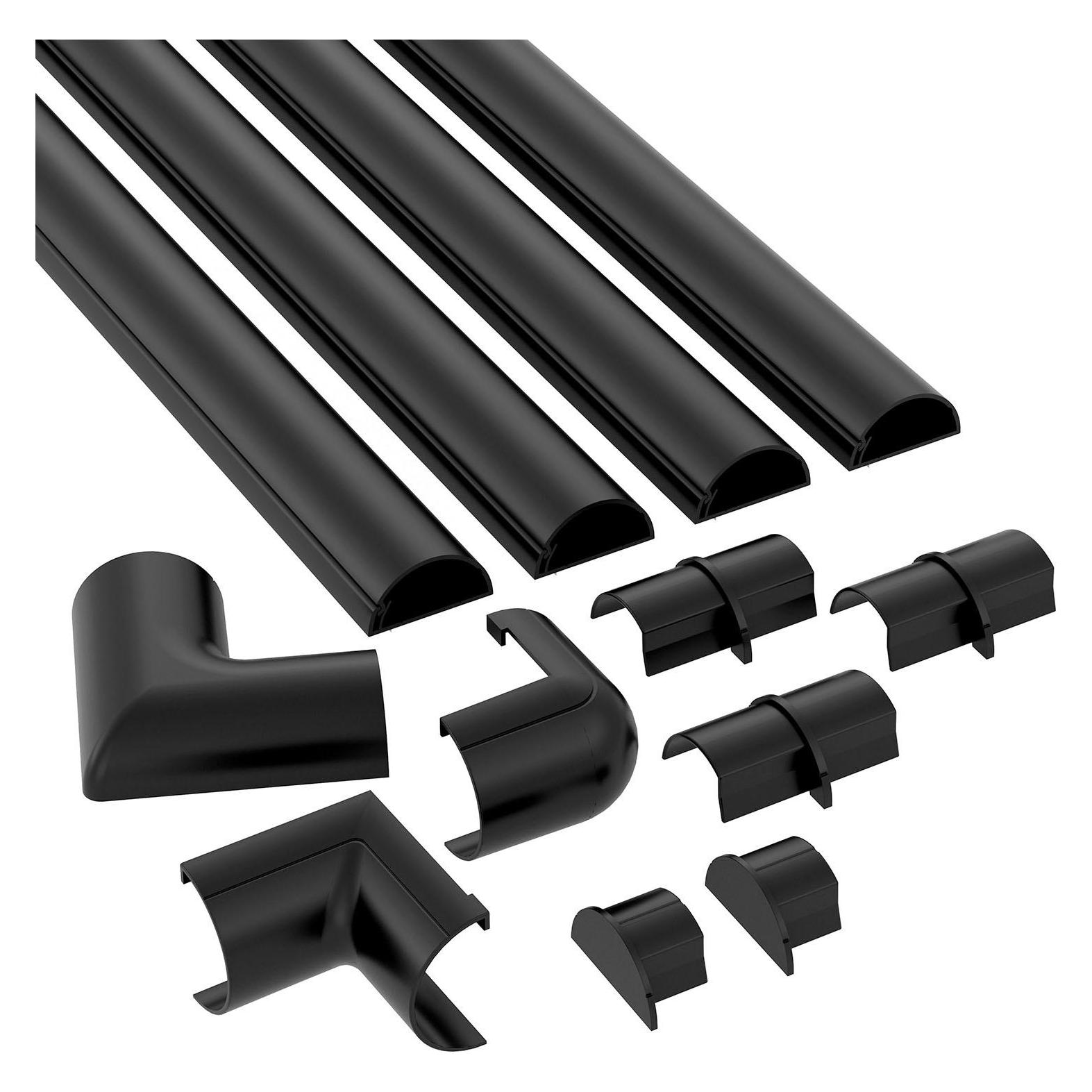 D Line D-LINE Trunking Kit 30x15 3x 1,0m Schwarz (Kabelkanal, 100 cm) (3015B-1MKIT)