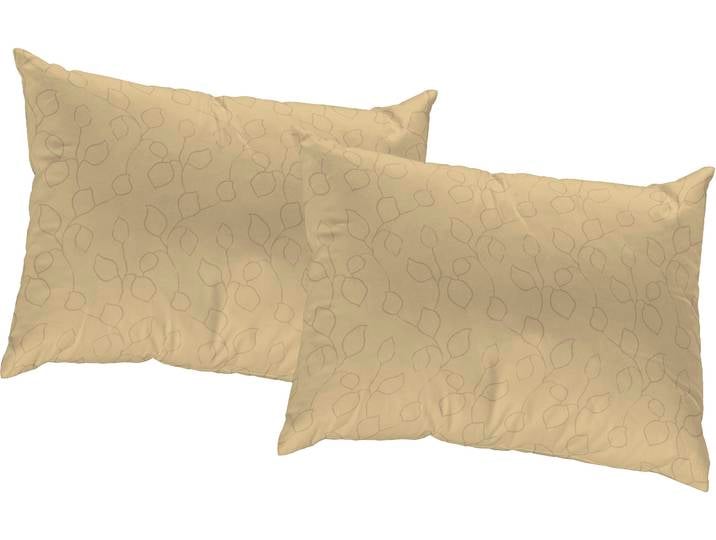 Dekokissen WIRTH Westport Gr. 3, beige (beige, ranken), B:40cm L:60cm, Obermaterial: 100% Polyester, Dekokissen_Sitzkissen_Kissenhüllen, Dekokissen