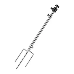 Wildkamera Halterung, Dicke Faltbare Edelstahlhalterung, 360° verstellbar, Universalgewindeanschluss 1/4''-20(6mm) für Solarpanel, Nachtangel-Lichter