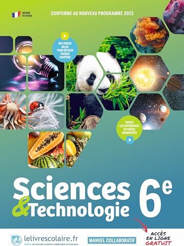 Lelivrescolaire.fr - Sciences & technologie 6e : manuel collaboratif : conforme au nouveau programme 2023 - Preis vom 12.10.2026 11:37:12 h