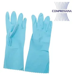 COMPRESSANA Gummihandschuhe Gr.2 farbig 2 St