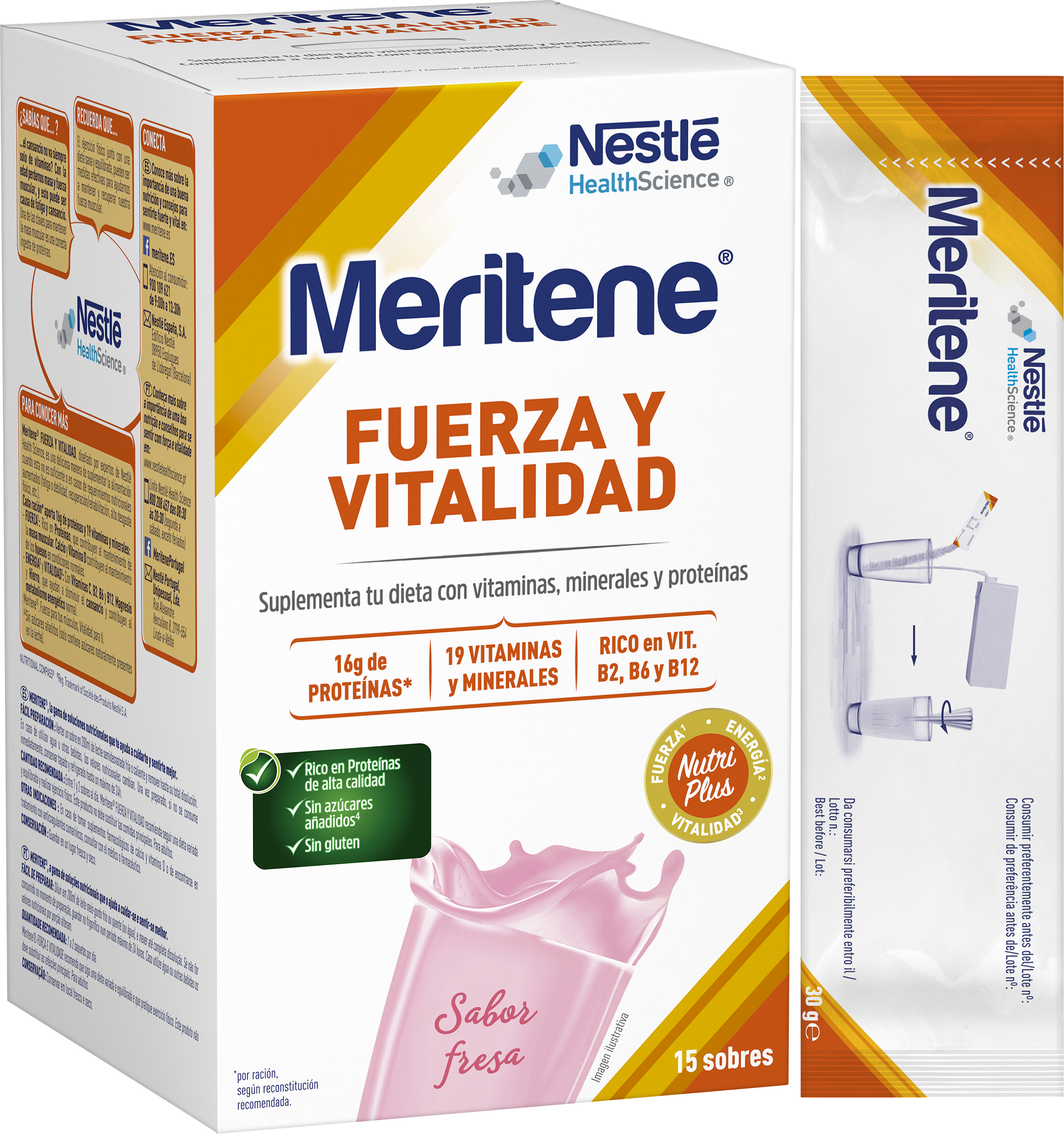 Meritene Smoothie 15x30 gr Chocolate