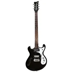 Danelectro 66BT Black Baritone Guitar