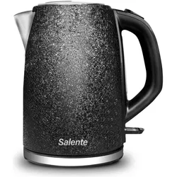 Salente IceQueen, fast-boiling kettle 1.7 l, stainless steel, black, Wasserkocher, Schwarz