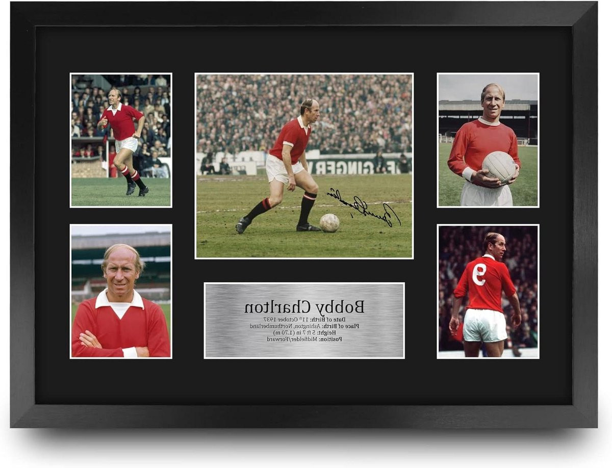 Gedrukte Foto Gesigneerd Display A3 Formaat Zwart