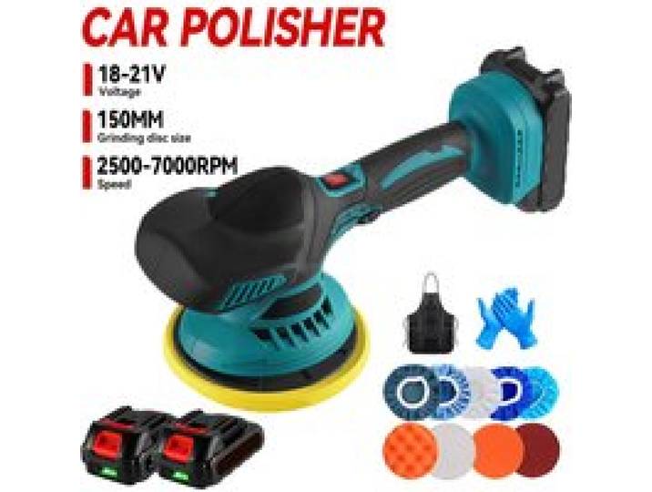 OWJHE 7000RPM Draadloze Autopolijstmachine 6 Versnellingen Elektrische Polijstmachine Auto Polijst- en Waxmachine Voor Makita 18V Accu