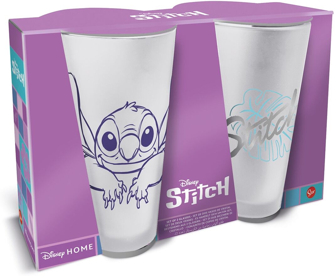 Stor Set 2 Vasos Stitch Disney .