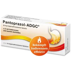 PANTOPRAZOL ADGC 20 mg magensaftres.Tabletten 14 St